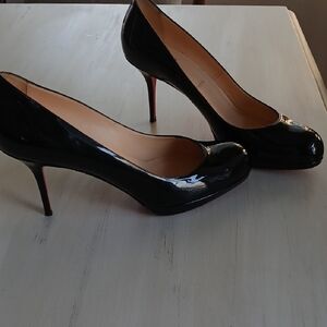 Christian Louboutin Black Patent Heels